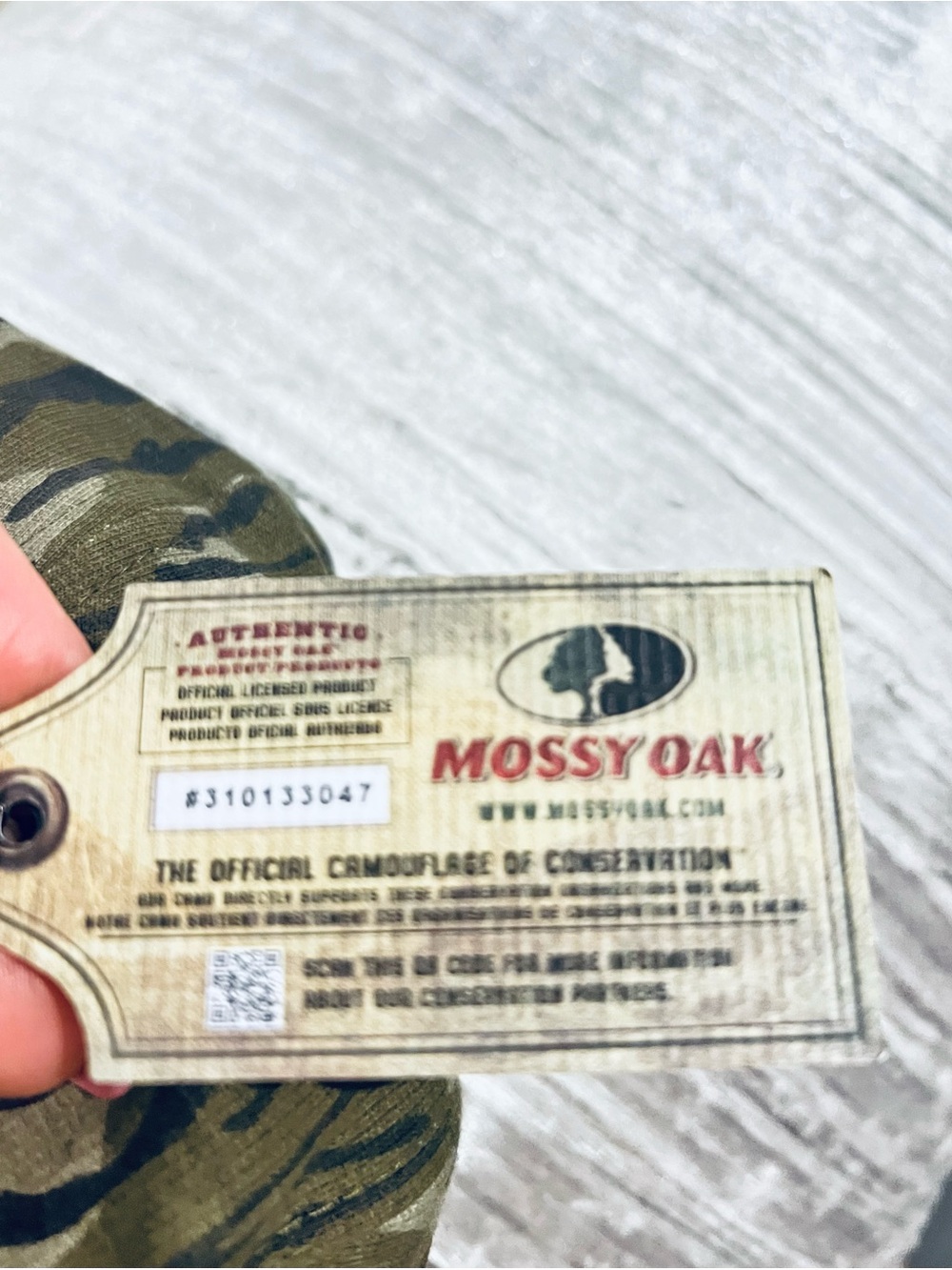 Mossy Oak Blaze Orange Hunting Cap with Camo Trim - Picture 6 of 9